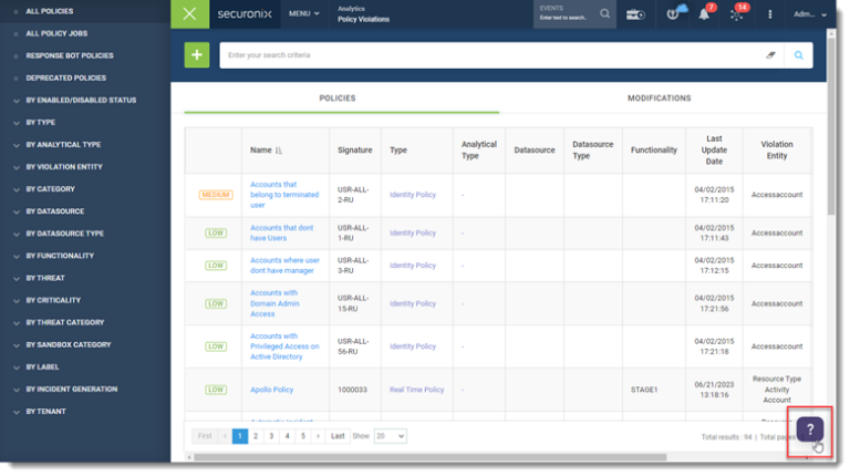 Reinventing Securonix Documentation - Securonix