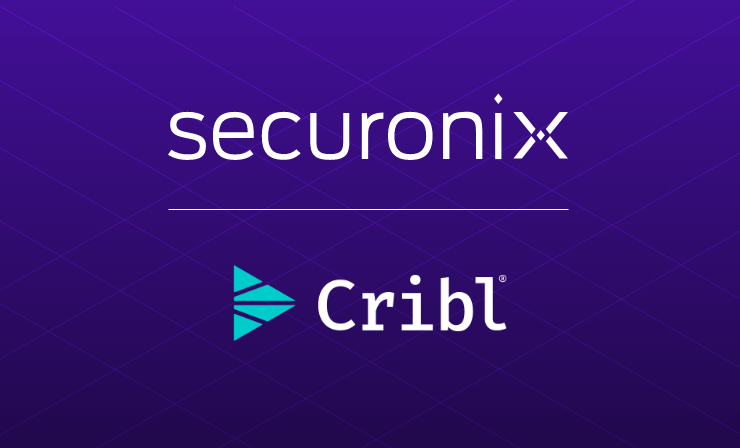 securonix and Cribl logos